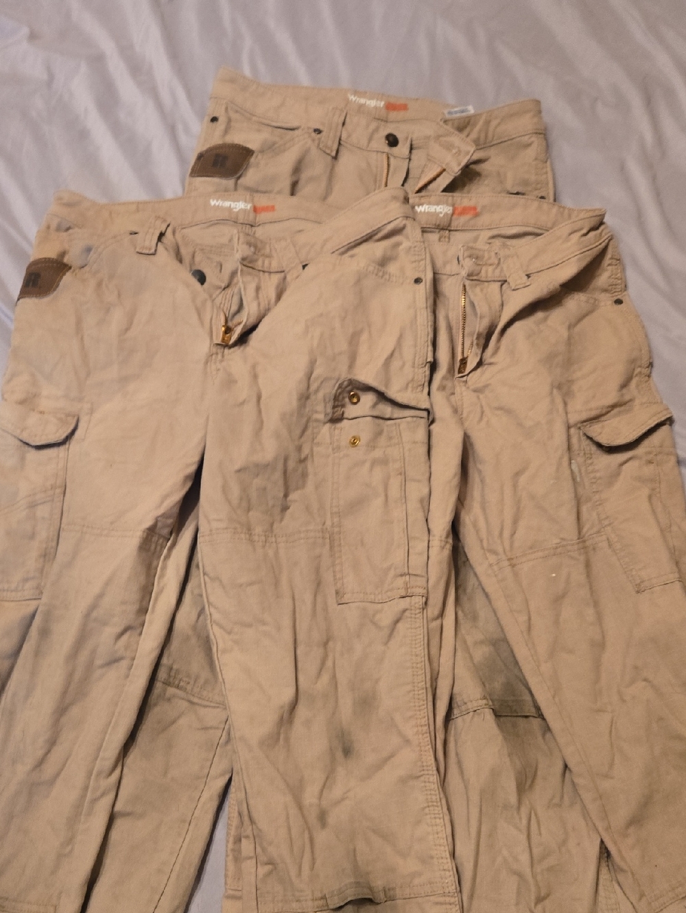 3 Pair Of Wrangler Riggs 8×34